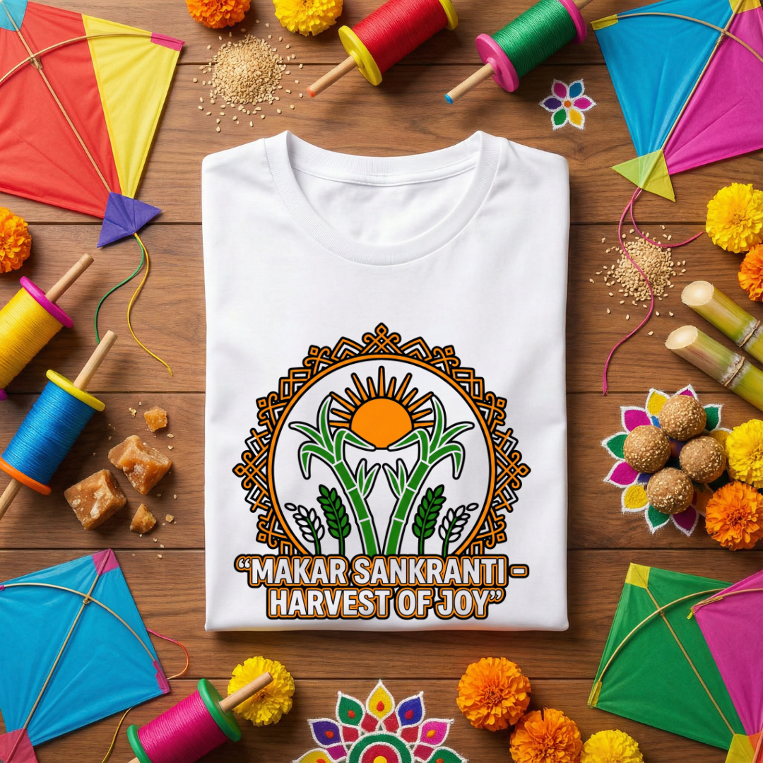Makar Sankranti - Harvest of Joy tee
