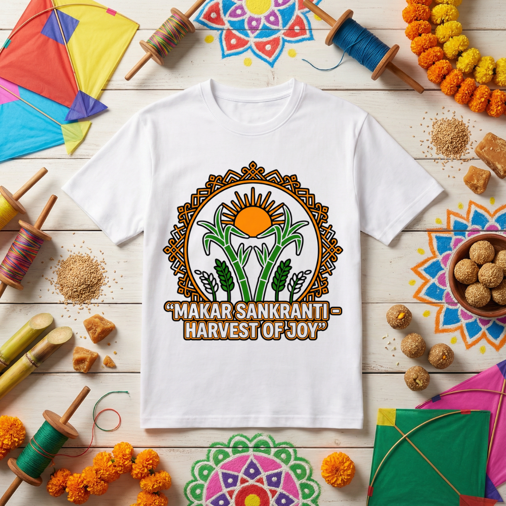 Makar Sankranti - Harvest of Joy tee