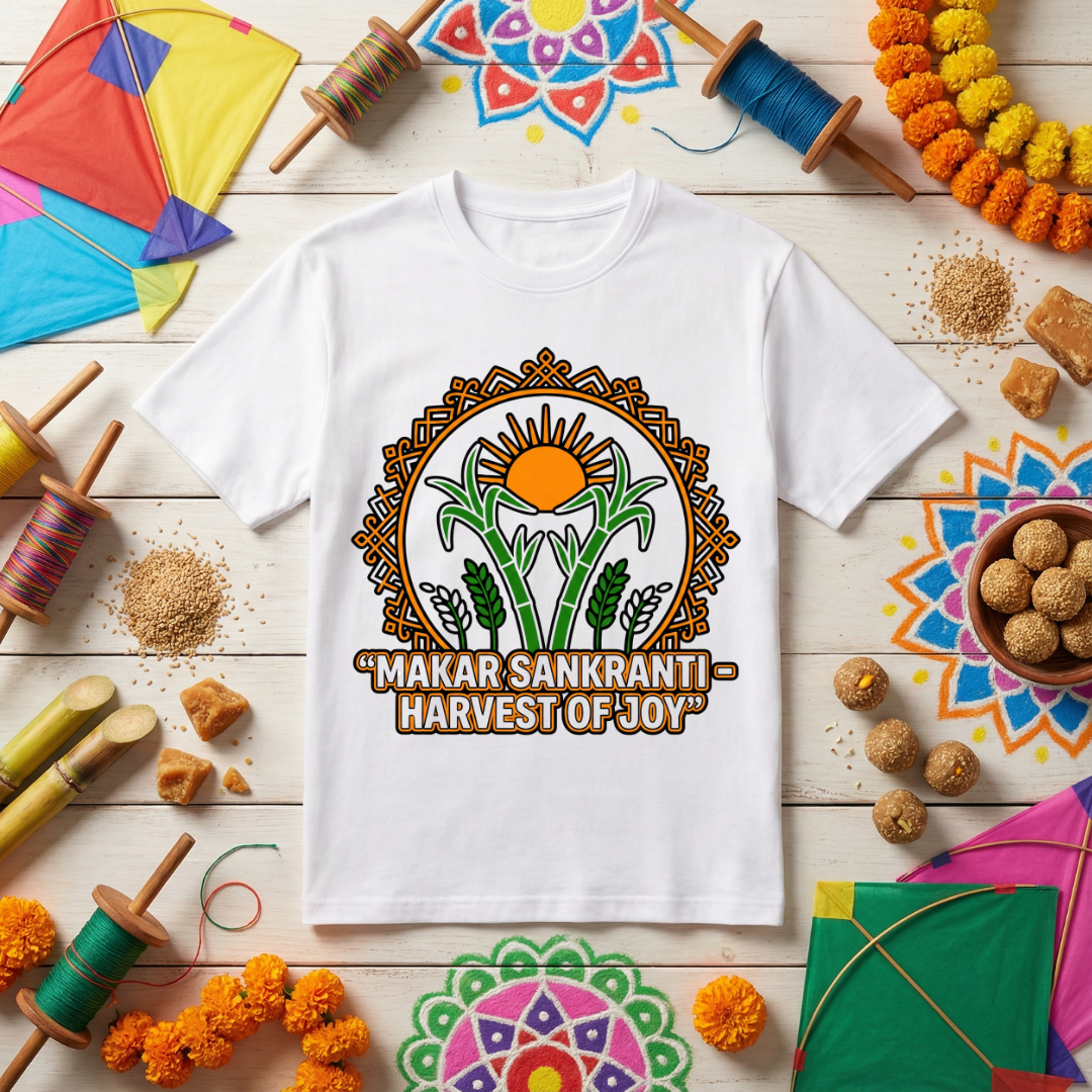 Makar Sankranti - Harvest of Joy tee