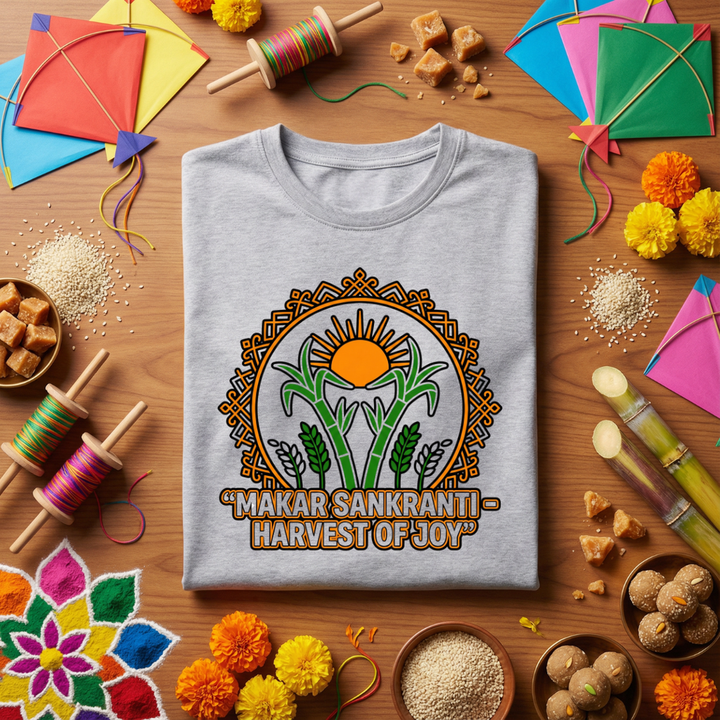 Makar Sankranti - Harvest of Joy tee