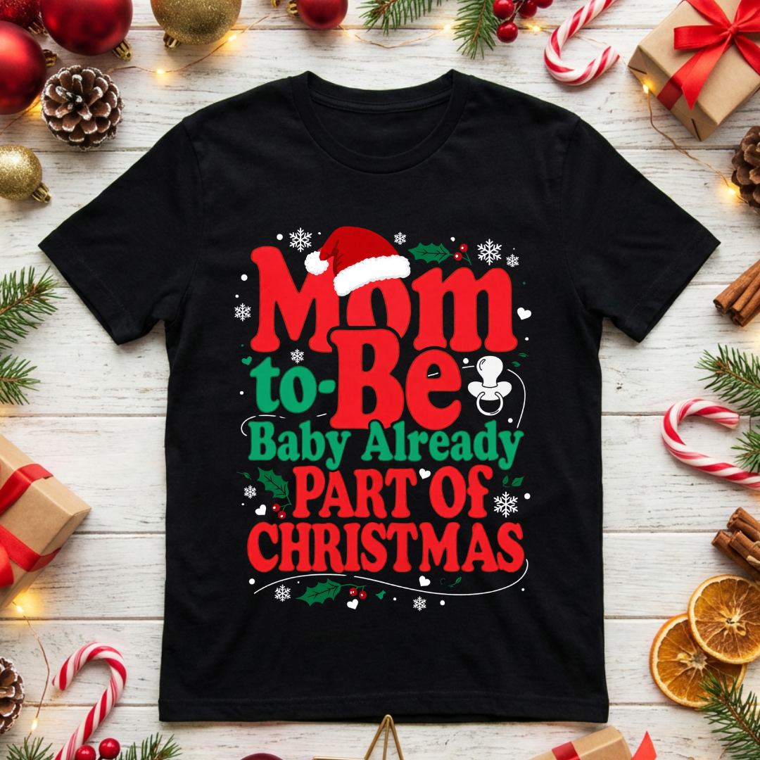 Mom to be in Christmas