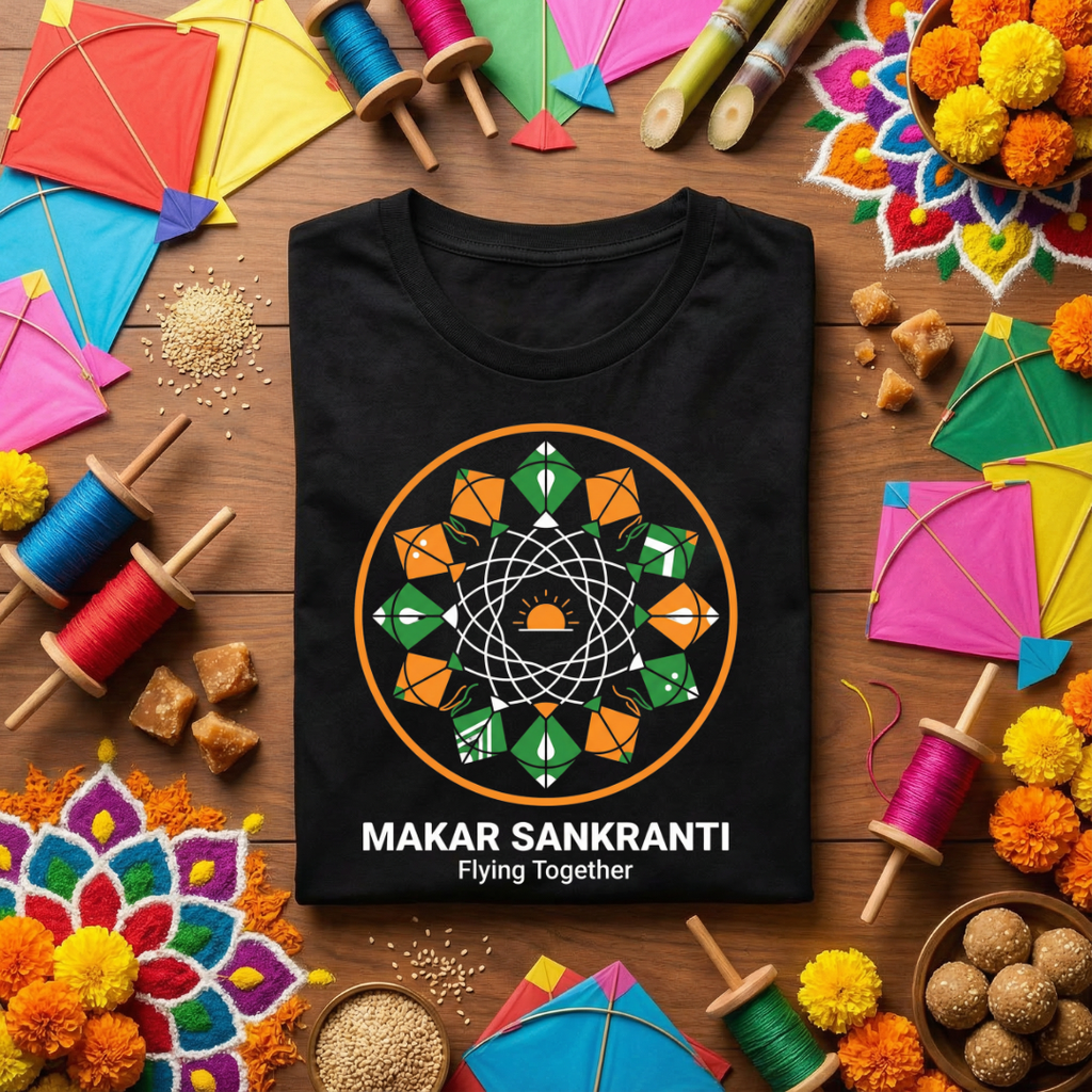 Makar Sankranti - Flying Together Kites