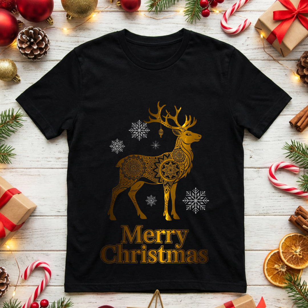 Merry Christmas - Mandala Raindeer
