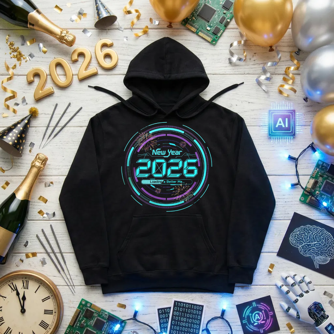 New Year 2026 Loading Better Me Unisex Hoodie