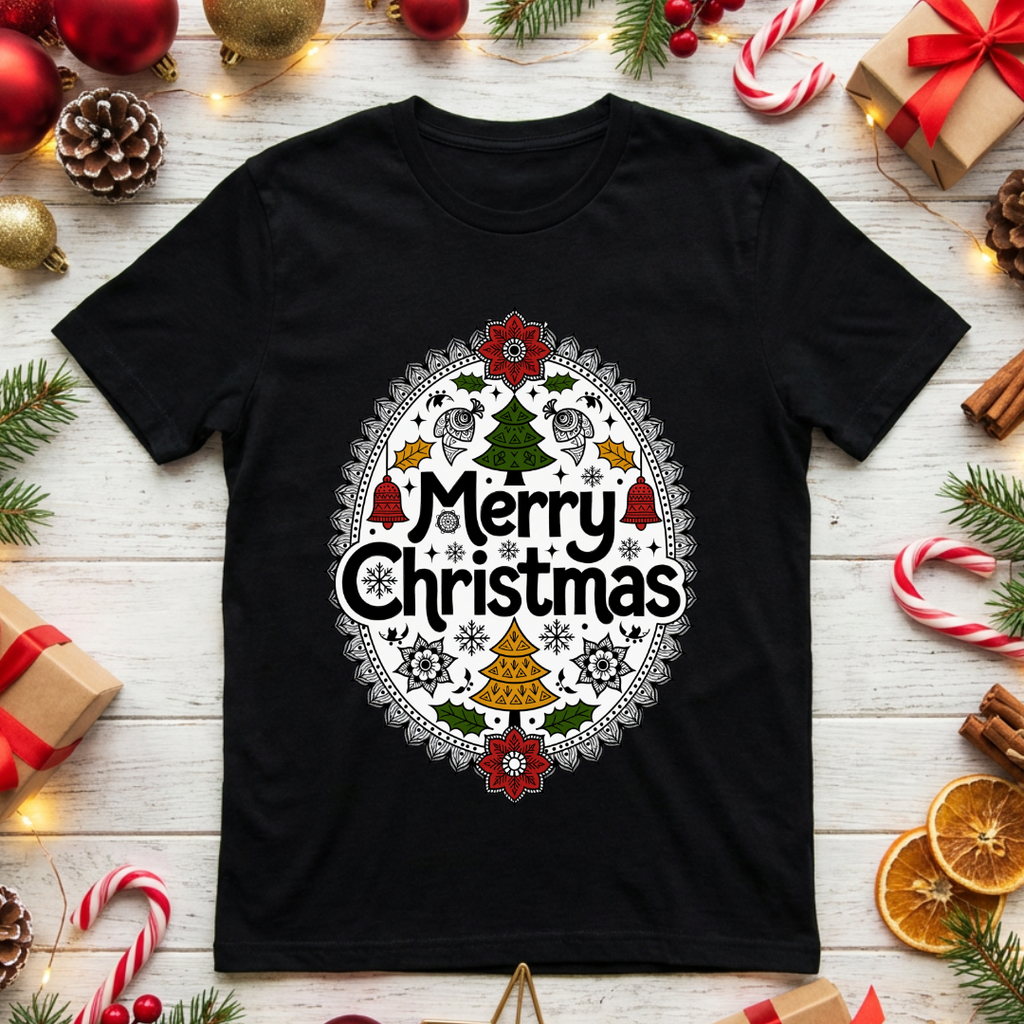 Merry Christmas Madhubani