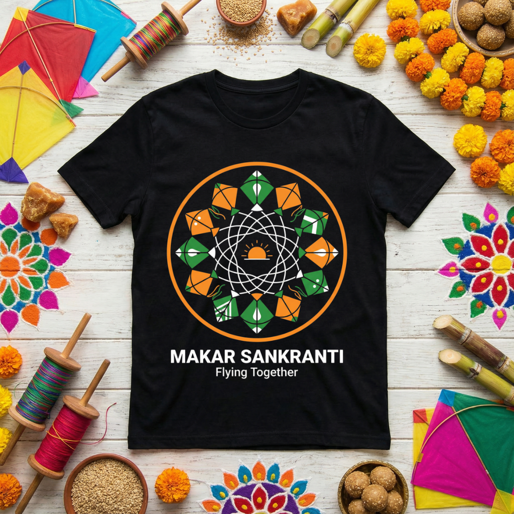 Makar Sankranti - Flying Together Kites