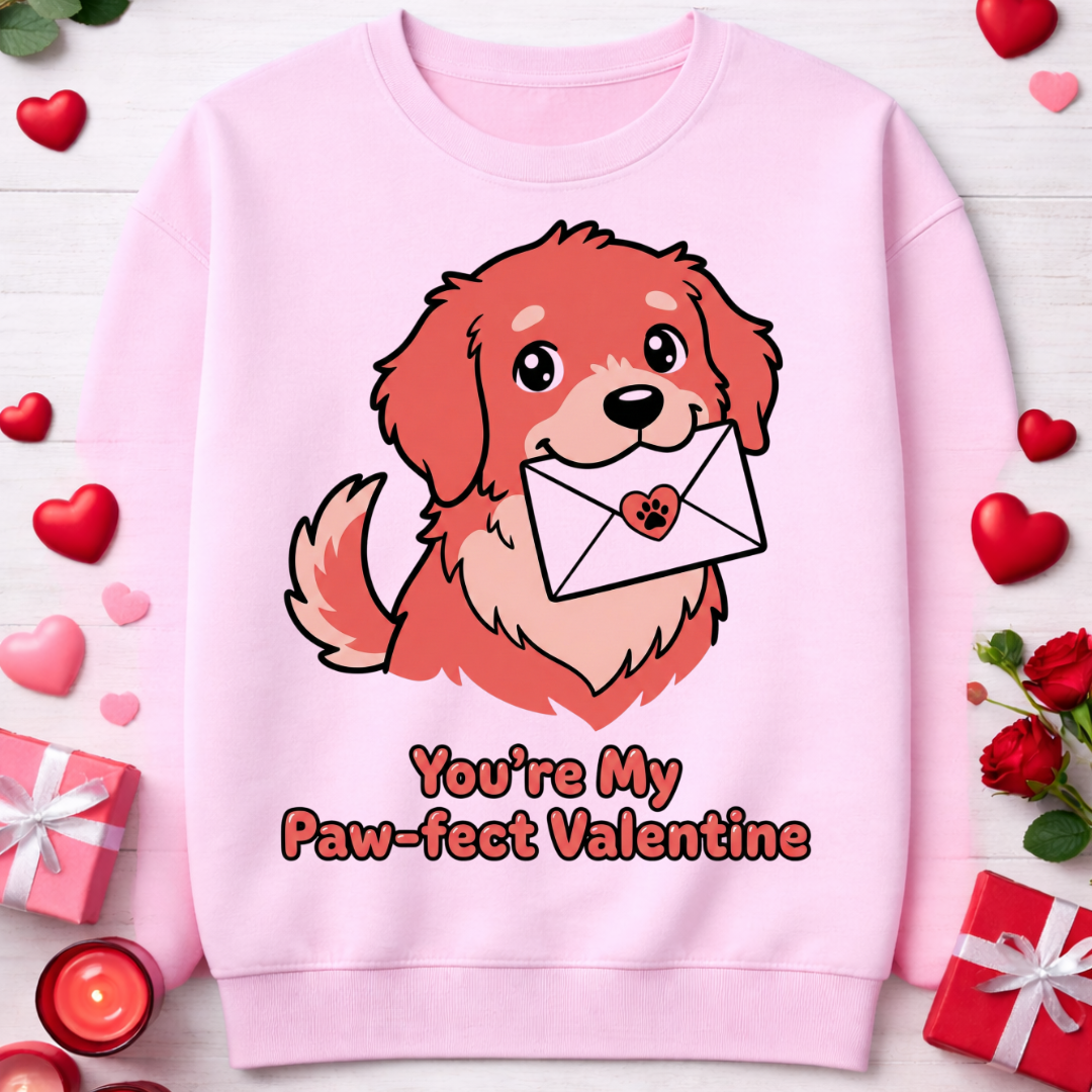 Unisex Sweatshirt - You're My Paw-fect Valentine