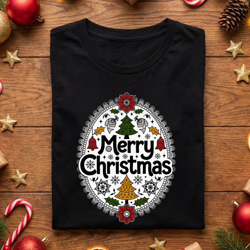 Merry Christmas Madhubani