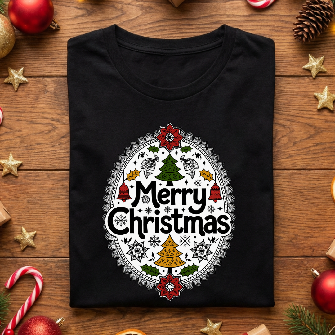 Merry Christmas Madhubani