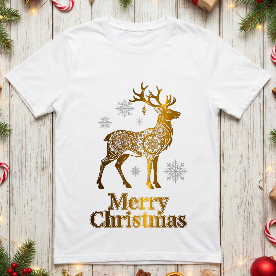 Merry Christmas - Mandala Raindeer