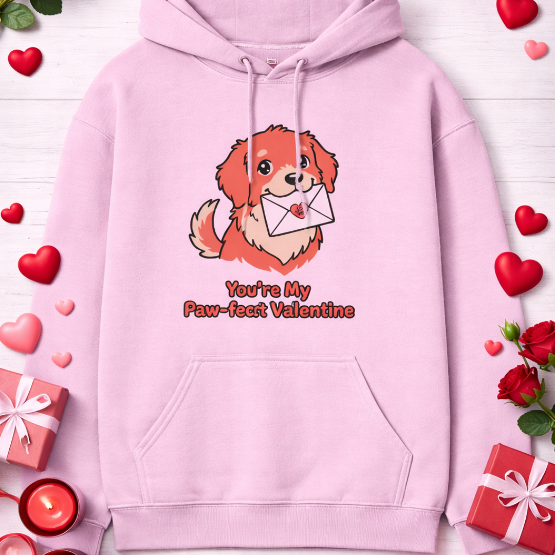 Unisex Hoodie - You're My Paw-fect Valentine