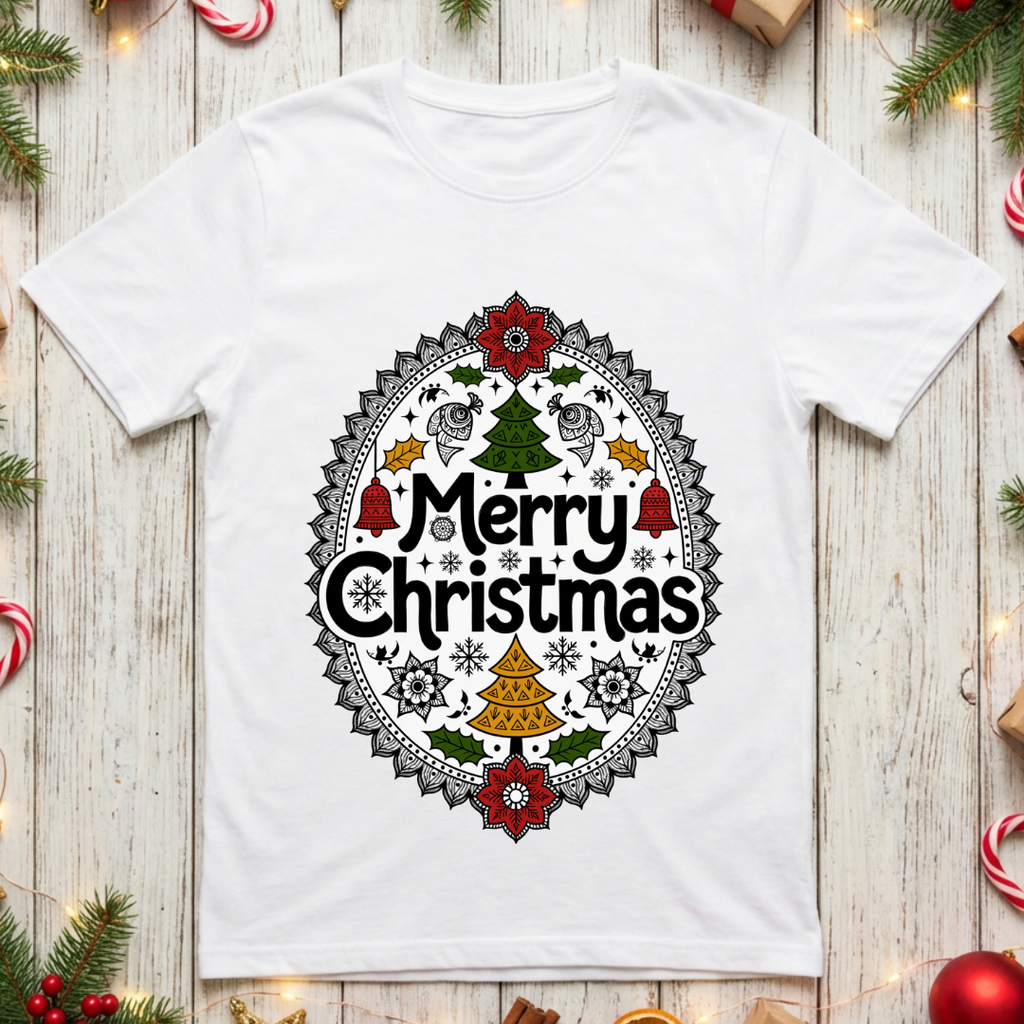 Merry Christmas Madhubani