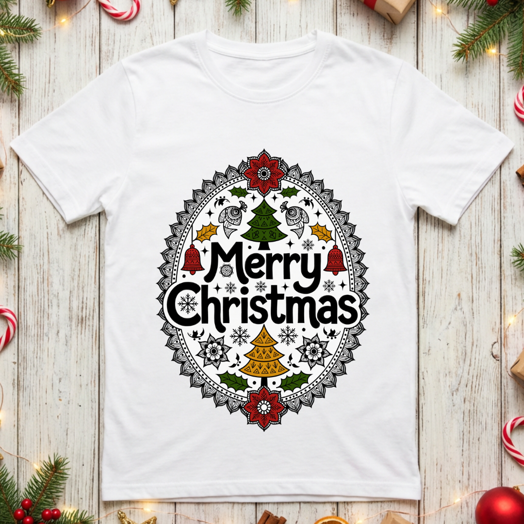 Merry Christmas Madhubani