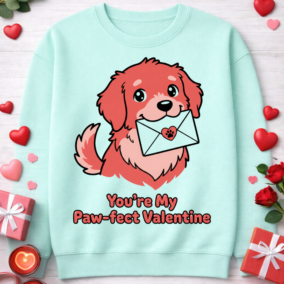 Unisex Sweatshirt - You're My Paw-fect Valentine