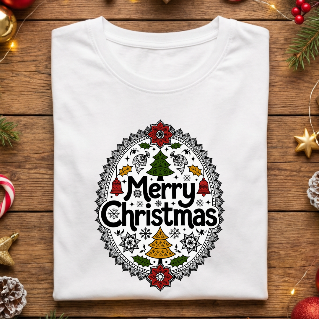 Merry Christmas Madhubani