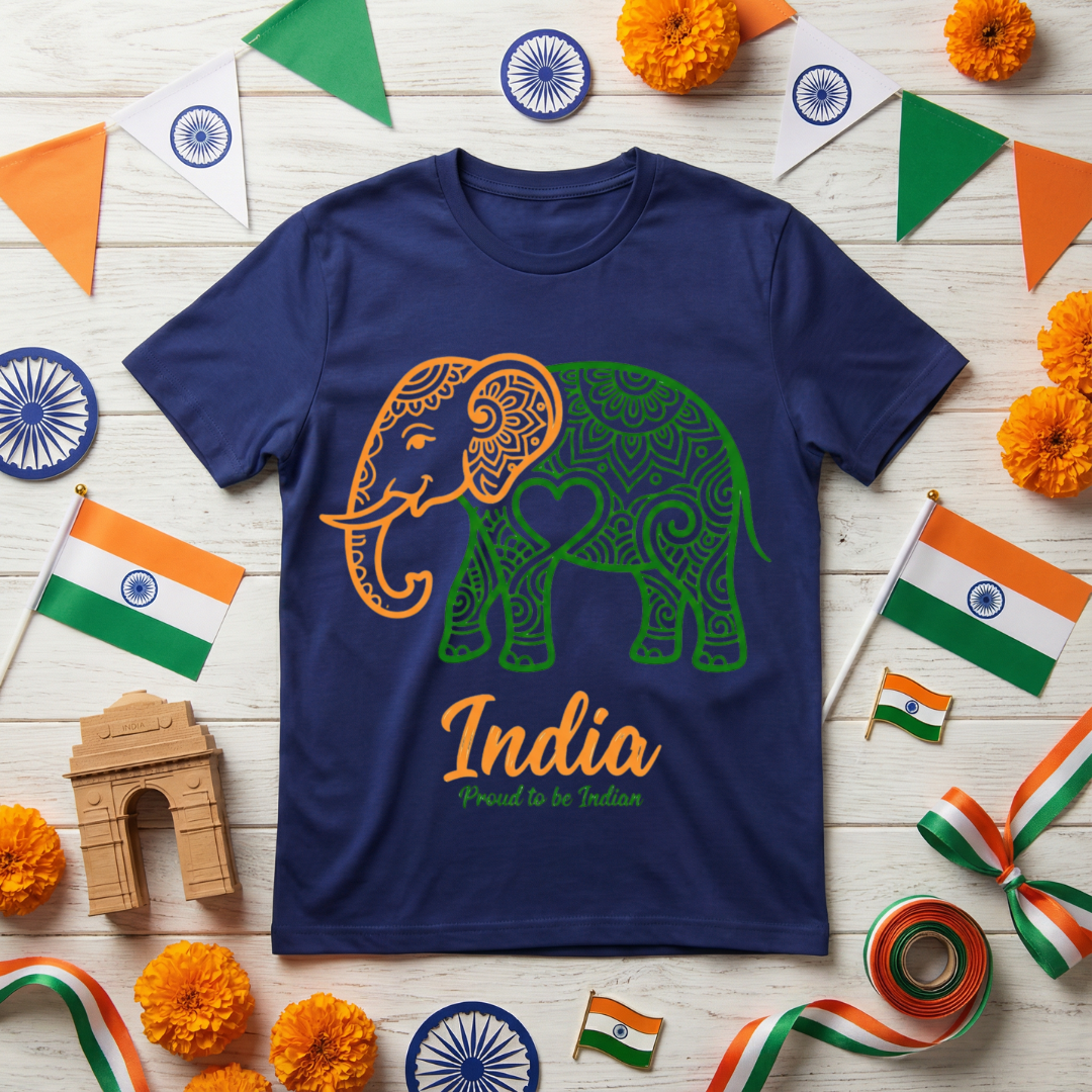 Kids Elephant - Proud to be Indian