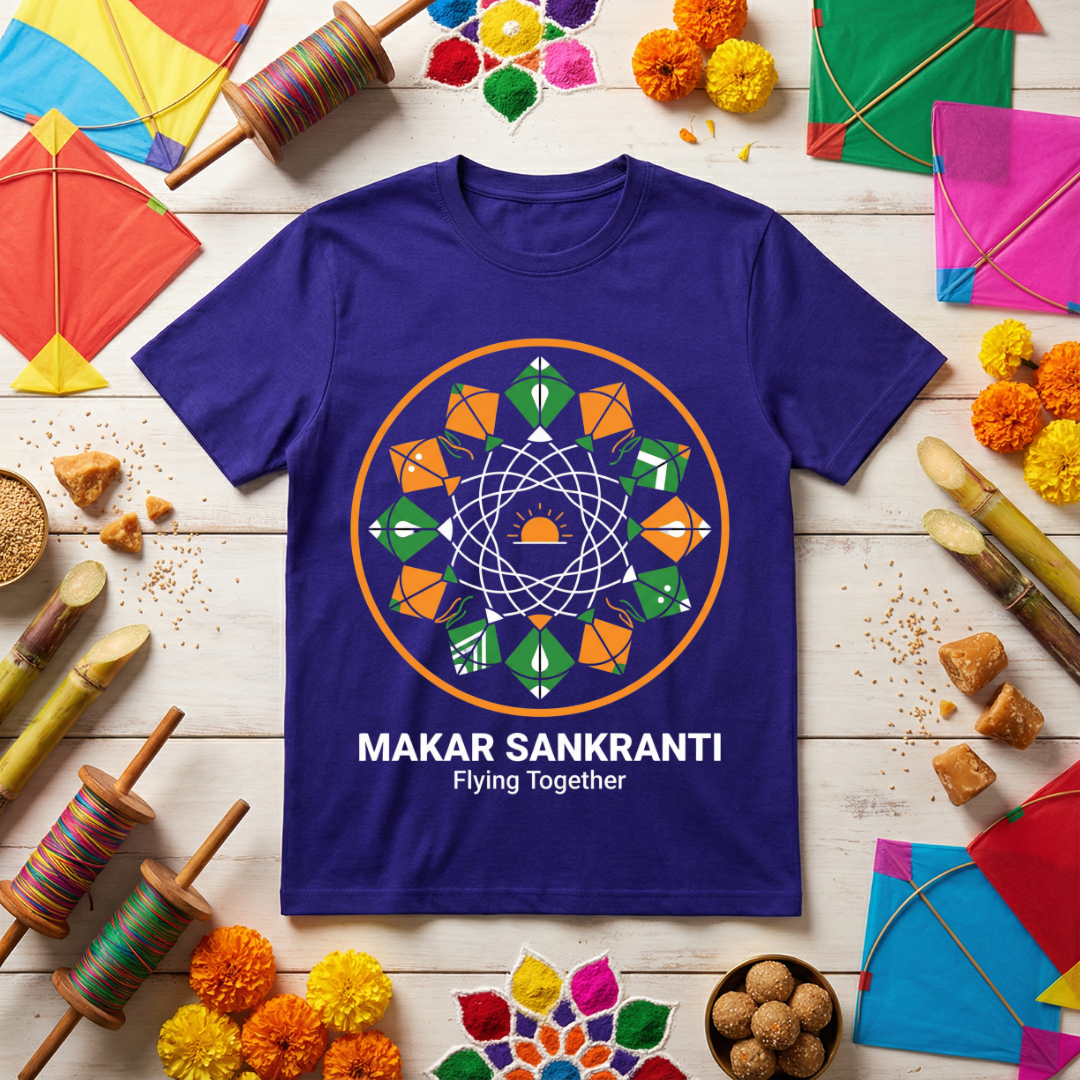Makar Sankranti - Flying Together Kites