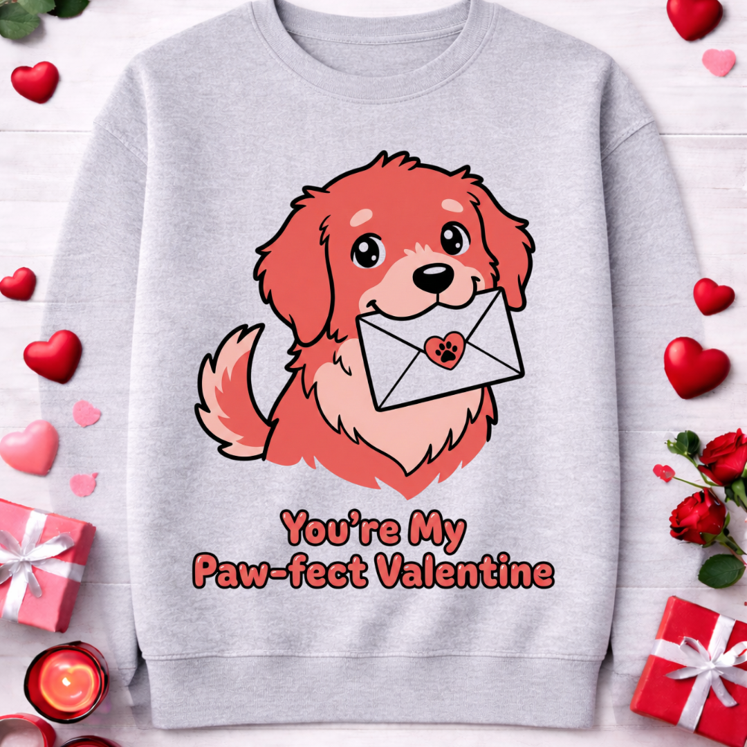 Unisex Sweatshirt - You're My Paw-fect Valentine