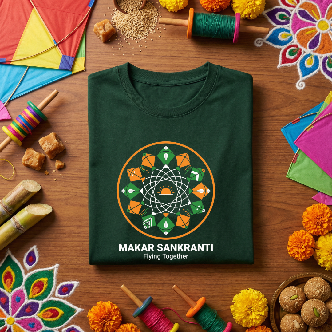 Makar Sankranti - Flying Together Kites