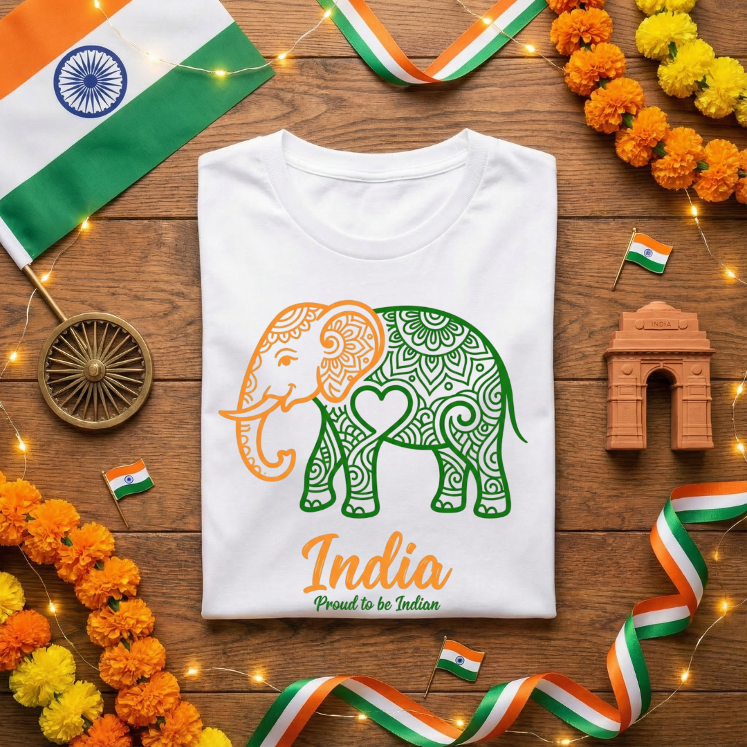 Kids Elephant - Proud to be Indian