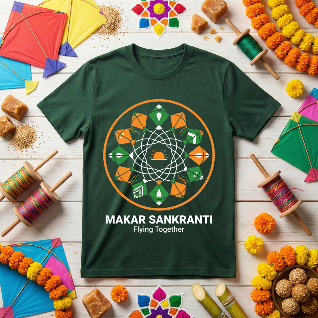 Makar Sankranti - Flying Together Kites