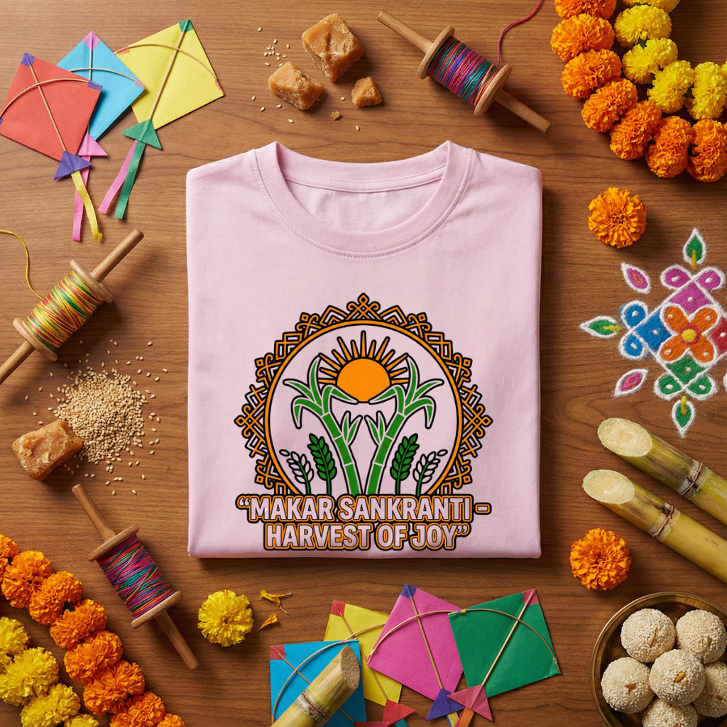 Makar Sankranti - Harvest of Joy tee