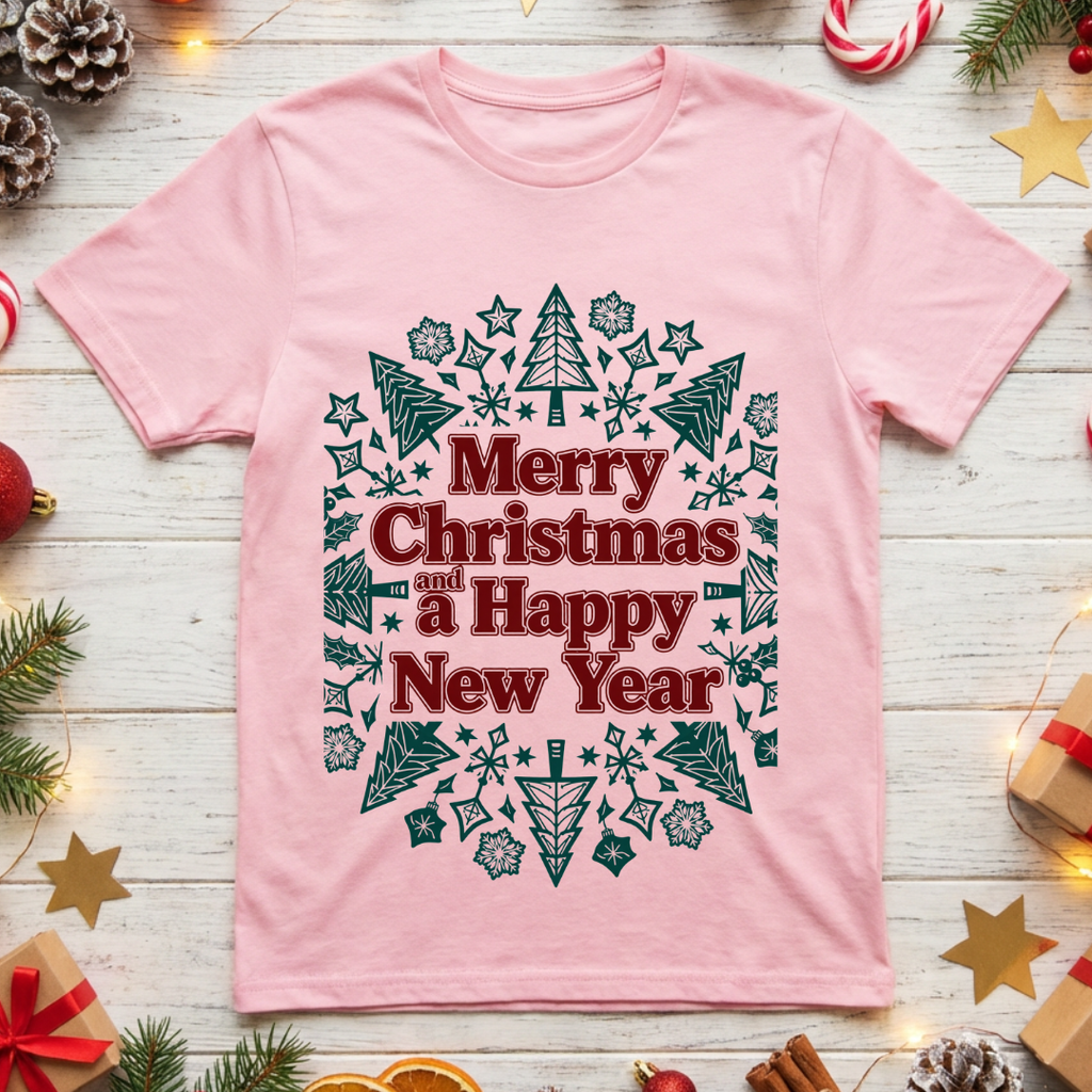 Merry Christmas and a Happy New Year - Mandala