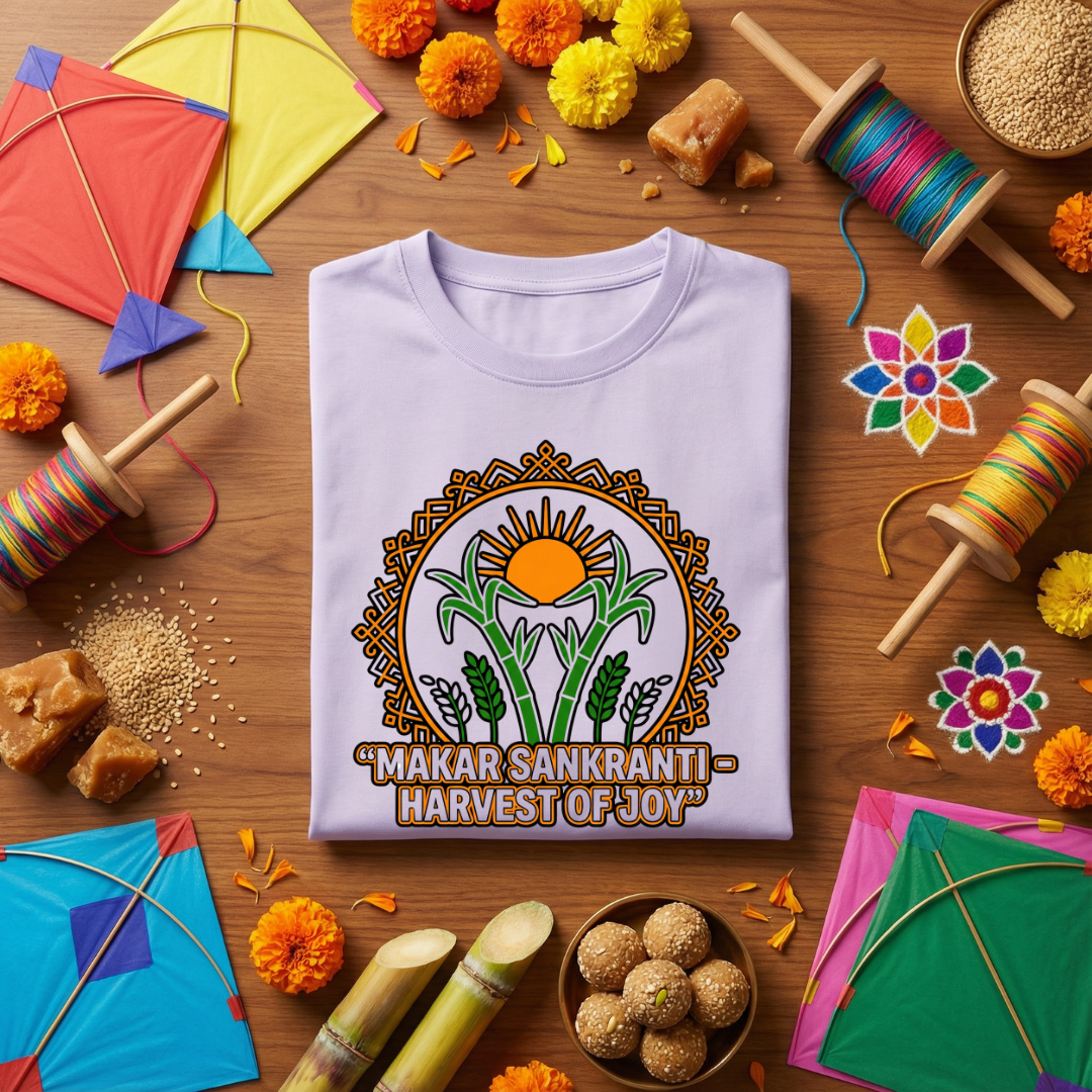 Makar Sankranti - Harvest of Joy tee
