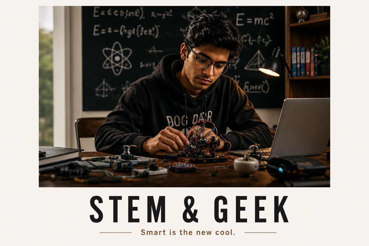 STEM and Geek collection artwork