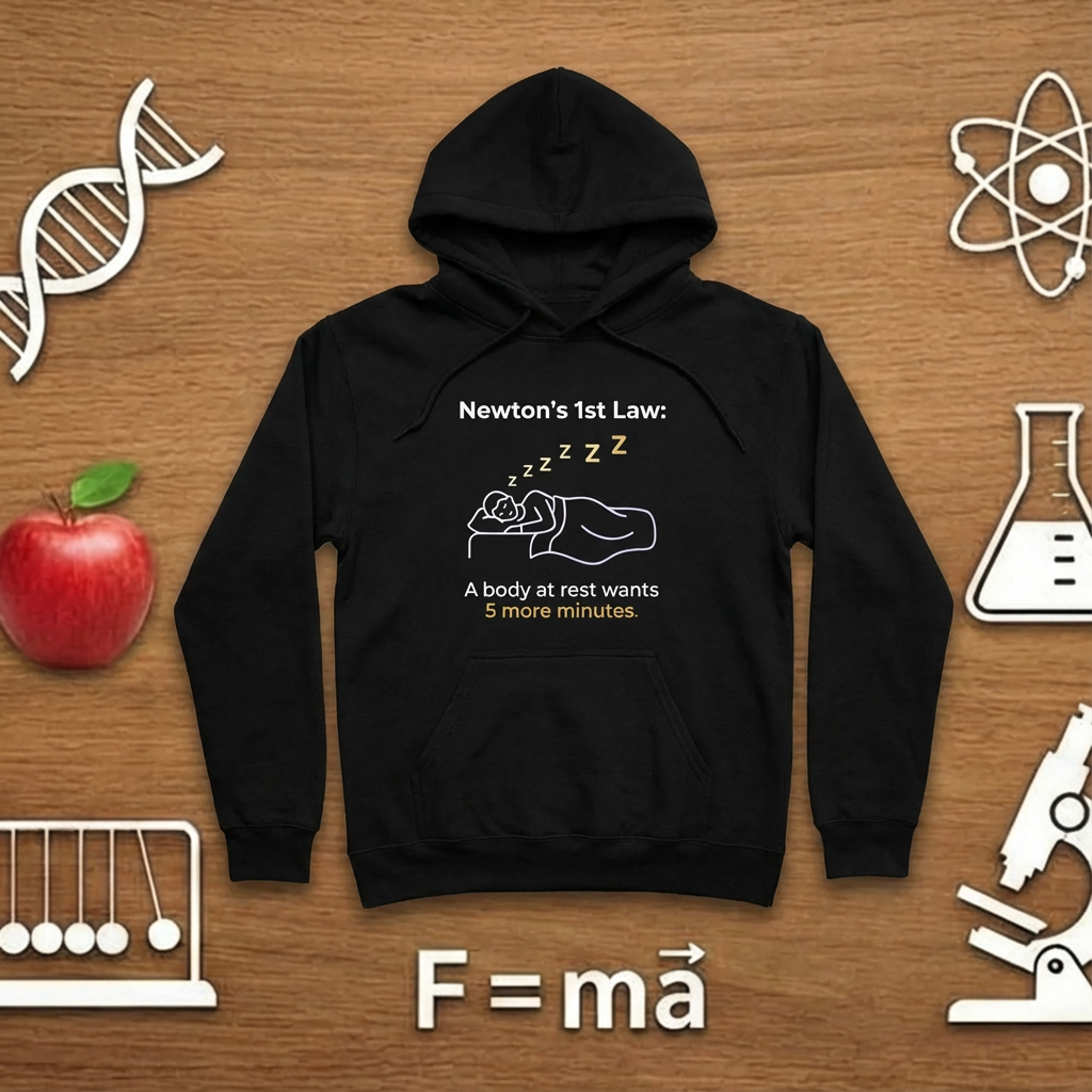 Newton's 1st Law - Unisex Hoodie