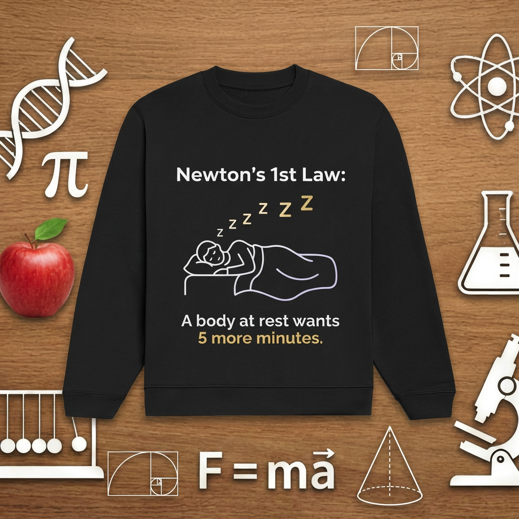 Newton's 1st Law - Unisex Sweatshirt