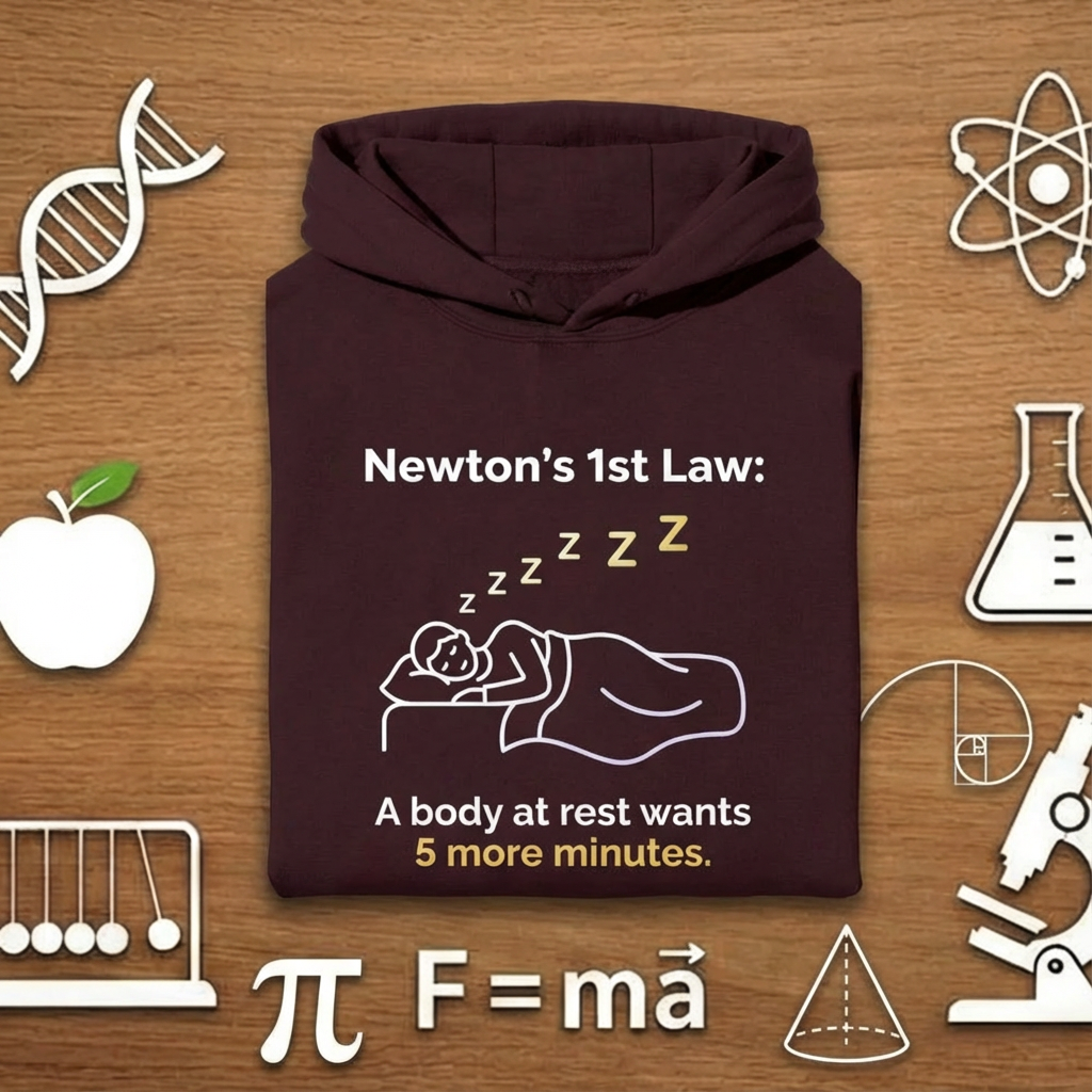 Newton's 1st Law - Unisex Hoodie