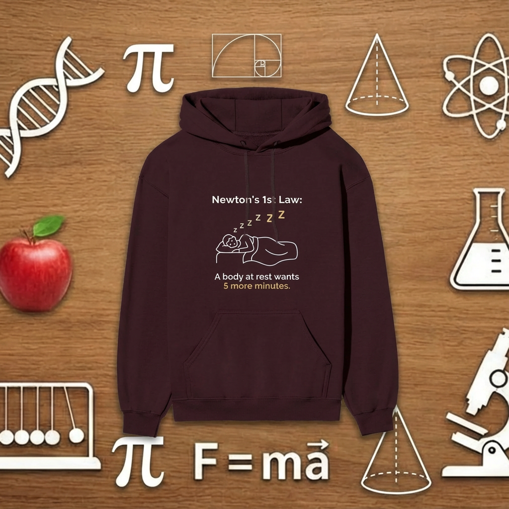 Newton's 1st Law - Unisex Hoodie