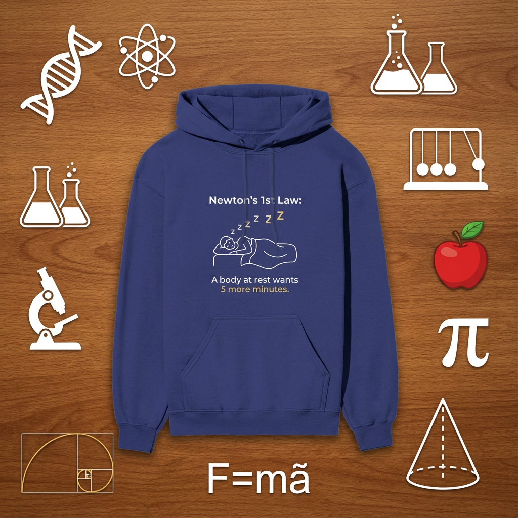 Newton's 1st Law - Unisex Hoodie